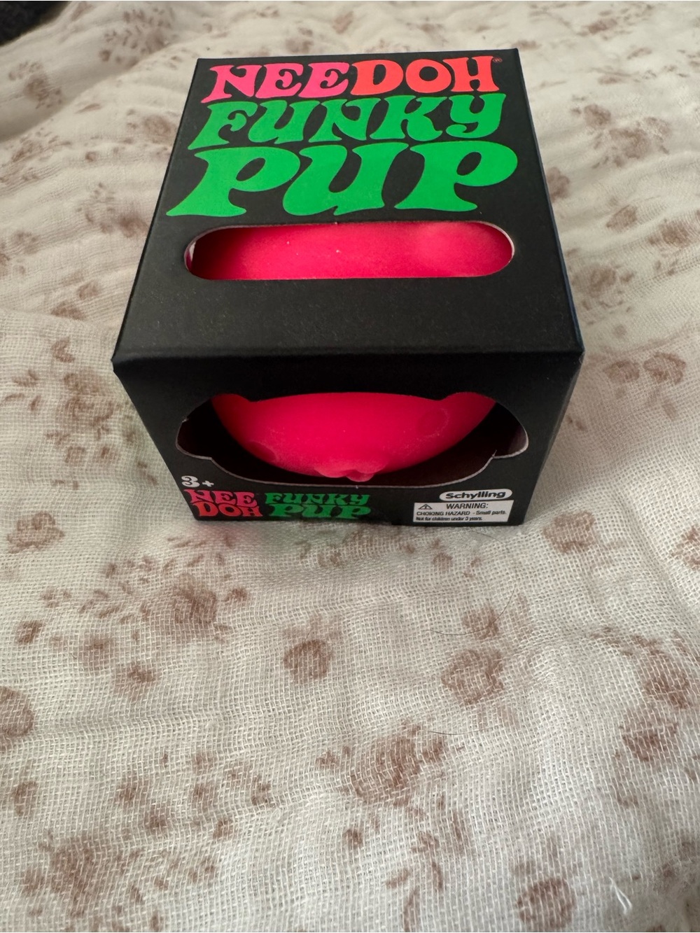 NWT needoh funky pup pink